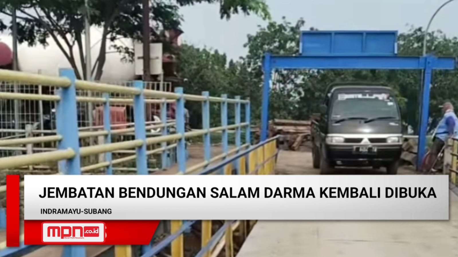 Jembatan Bendungan Salam Darma Kembali Dibuka, Warga Antusias: Harapan Baru Bagi Ekonomi Indramayu-Subang